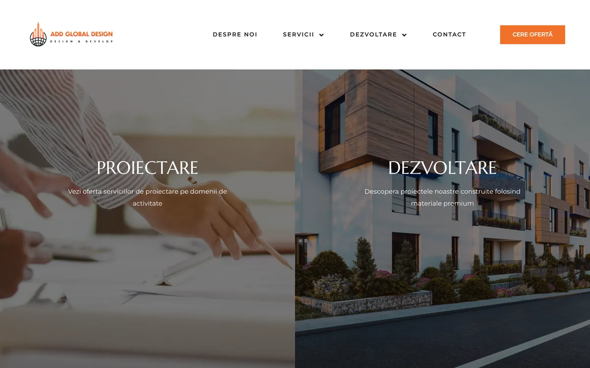 AddGlobal Homepage Screenshot